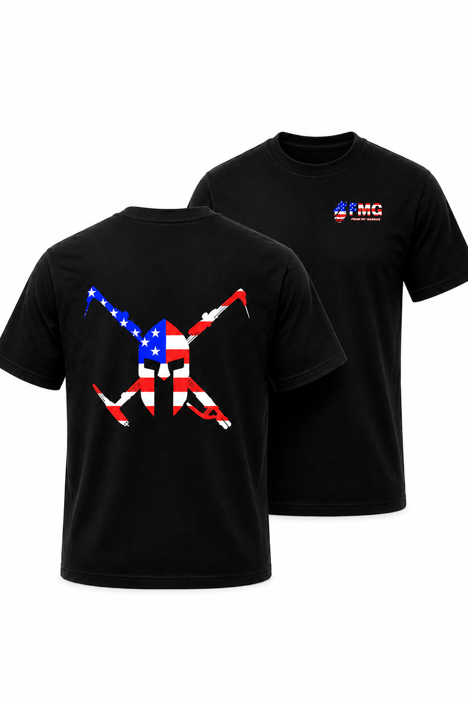 Patriotic Spartan Welder T-Shirt (Special Edition)